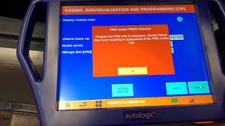 Autologic Bluebox 2011 BMW 328i programing SRS module [upl. by Pitzer]