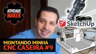 Montando minha CNC Caseira 9  Compras Novidades e Arquivo 3D [upl. by Frager]