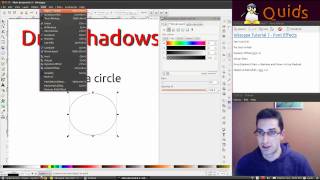 Inkscape Tutorial 7  Text Effects [upl. by Ellocin549]