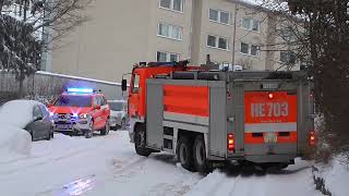 Fire in the roof in Jakomäki Helsinki 2016 [upl. by Gustafson347]