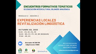 02EXPERIENCIAS LOCALES DE REVITALIZACIÓN LINGÜÍSTICA [upl. by Ramona931]