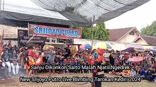 Ganongan Lucu Adit vs Sanju  New Srijoyo Putro Live Blimbing Tarokan Kediri 2024 [upl. by Rhodie]