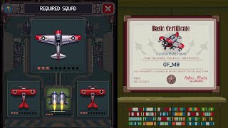 Curtiss P36 Hawk BASIC Certificate Level  1945 Airforce Gameplay [upl. by Jacinta]