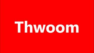 Cartoon Thwoom Sound Effect [upl. by Handal]