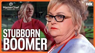 Boomers amp Millennials Clash on First Team Challenge  MasterChef [upl. by Alabaster27]