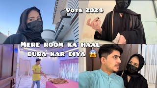 Mene vote kis ko diya  Mere room ka haal behaal kar diya 😢  Harmood world [upl. by Nosecyrb]