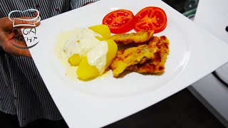 Mehlschwitze  Tunk Brie  Mit Salzkartoffeln und Fisch ТУМПРЕ [upl. by Lihkin106]