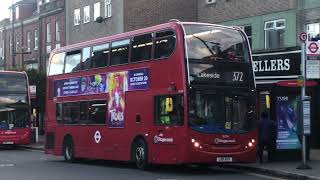 FULL ROUTE VISUAL London Bus Route 372 Lakeside  Hornchurch  Stagecoach East London [upl. by Tarrance]