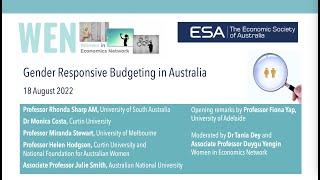 Gender Responsive Budgeting in Australia  Insights into Government Budget Statements and Processes [upl. by Ahtelrac]