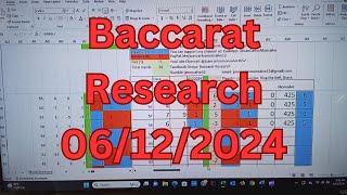 Baccarat Play 06122024 1 Strategy 1 Bankroll Management Baccarat Research Baccarat [upl. by Colette946]