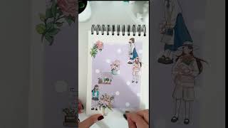 Creative scrapbooking shorts 💜 Creative 💜 Shorts asmr shorts creative [upl. by Elinore]