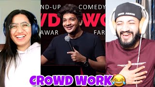 Munawar Faruqui  Crowd Work Part 2  StandUp Comedy Reaction [upl. by Pearse]