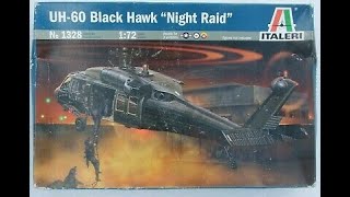 Whats In The Box Italeri 148 UH  60 Black Hawk quotNight Raidquot [upl. by Fisk]