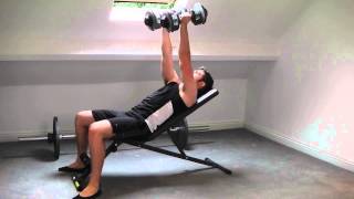 Dumbbell Chest Press  Incline amp Twist [upl. by Phillane859]