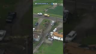 DRONE CAM Check out aerial footage capturing the widespread damage caused by Tropical Storm Debby [upl. by Weylin]