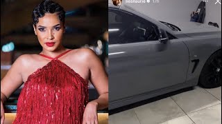 Liesl Laurie Mthombeni shows off her husband car [upl. by Adnicul]