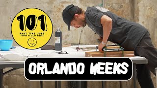 Orlando Weeks on LOJA illustrating and his 4s  101 Part Time Jobs [upl. by Pietra832]