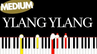 Fkj  Ylang Ylang Medium piano tutorial [upl. by Hortensa285]