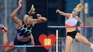 Katie Nageotte Or Sandi Morris ❓❤️❓I Pole Vault Doha 2021 [upl. by Ardith855]