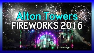 Alton Towers Fireworks 2016 [upl. by Ilahtan238]