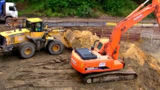 Bagger arbeiten  Großbaustelle [upl. by Arod]