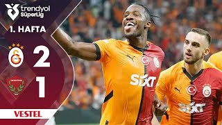 Vestel  Galatasaray 21 A Hatayspor  HighlightsÖzet  Trendyol Süper Lig  202425 [upl. by Ridglee]