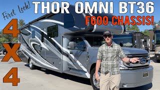 FIRST LOOK 2022 Thor Omni BT36 4x4  F600 Chassis [upl. by Aleihs236]