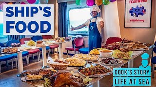 Ships cook life onboard Foodonship shipchef Merchantnavy [upl. by Carlstrom253]