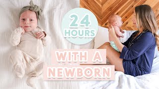 24 HOURS WITH A NEWBORN  First Time Parents  Our Daily Routine [upl. by Demetrius328]