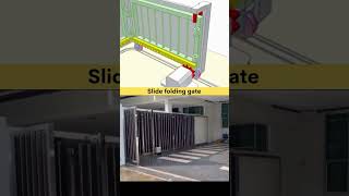 Slide folding gate⚙️🔧 [upl. by Attevroc836]