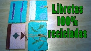 023 Reciclar papel libretas 100 recicladas [upl. by Benioff]