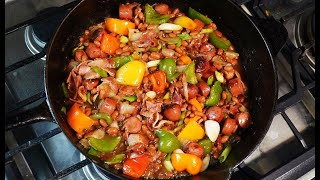 Beans And Franks TastyTuesdays  CaribbeanPotcom [upl. by Ahsinan]