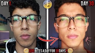 HOW TO GROW A MASCULINE CHISELED JAWLINE  MY 30 DAY FACE TRANSFORMATION [upl. by Marysa4]