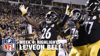 LeVeon Bell Highlights Week 4  Ravens vs Steelers  NFL [upl. by Aniarrol]