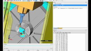 NCG CAM 5axis Finish Machining  Impellor [upl. by Jeu]