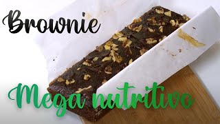 BROWNIE SUPER NUTRITIVO  Cómo me sano  Receta Fácil [upl. by Eeuqram]