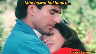 kitni hasrat hai hameI kumar sanu sadhna sargam I movie sainik I best [upl. by Eninaej538]