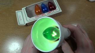 Colored C925 Incandescent Flasher Light Bulbs [upl. by Ergener]