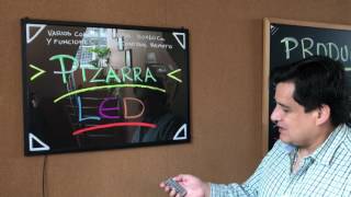 Funcionamiento de la pizarra led [upl. by Ocirderf]