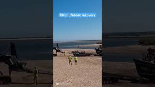 RNLI Lifeboat recovery Wells next sea [upl. by Mccarty929]