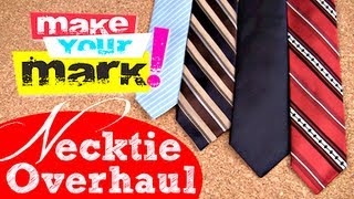 How to Update amp Slim Down a Necktie [upl. by Atteloj]