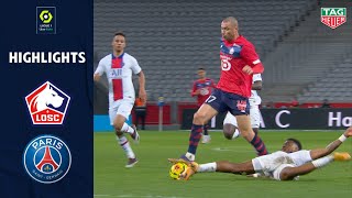 LOSC LILLE  PARIS SAINTGERMAIN 0  0  Highlights  LOSC  PSG  20202021 [upl. by Rebmaed401]