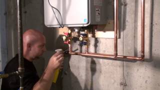 Chicago Tankless Water Heater Installation by DRF Trusted Property Solutions [upl. by Cummine]