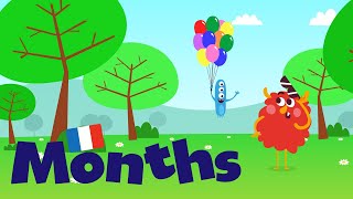 Months of the Year in French 🇫🇷  Learn French [upl. by Epolulot]