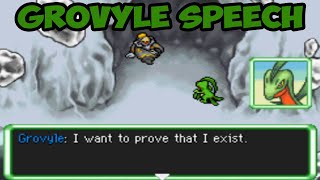 Grovyles Speech in Special Episode 5  Pokemon Mystery Dungeon Explorers of Sky [upl. by Warfield]