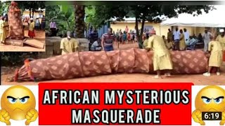 African Mysterious Masquerade Pt 1  Ebu Wonder  Okpanam Wonder [upl. by Mcripley]