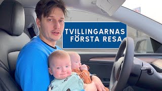 TVILLINGARNAS FÖRSTA RESA [upl. by Schilt]