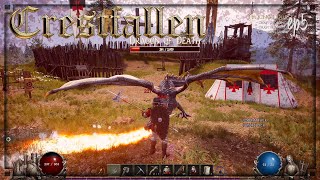 Crestfallen Medieval Survival  ep5 Dragon Of Death  Build Craft Survival [upl. by Ellienad376]