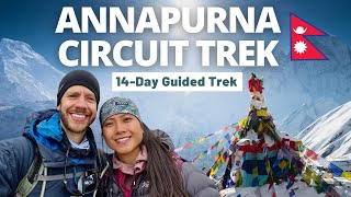 Annapurna Circuit Trek🇳🇵Nepal’s Thorong La Pass 14Day Guided Trek [upl. by Yssirc340]