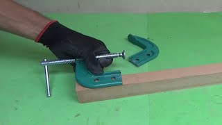 Diy Woodworking Tools  simple bar clamps diy from scrap wood [upl. by Ferdy]